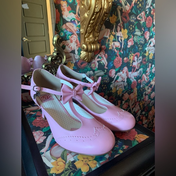 🩷 Pink pin up couture Flapper size 11 - Picture 5 of 9